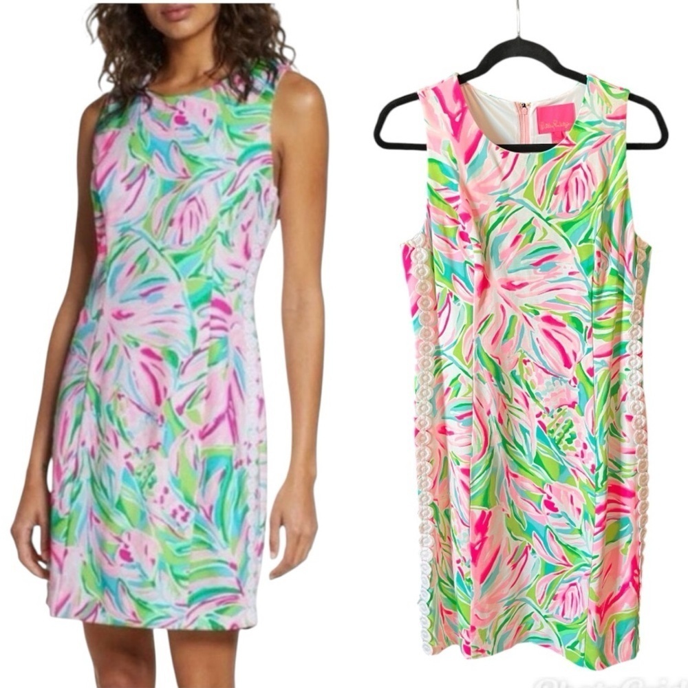 SALE!!! Lilly Pulitzer Mila shift dress Croc my World Sz 2 - EUC